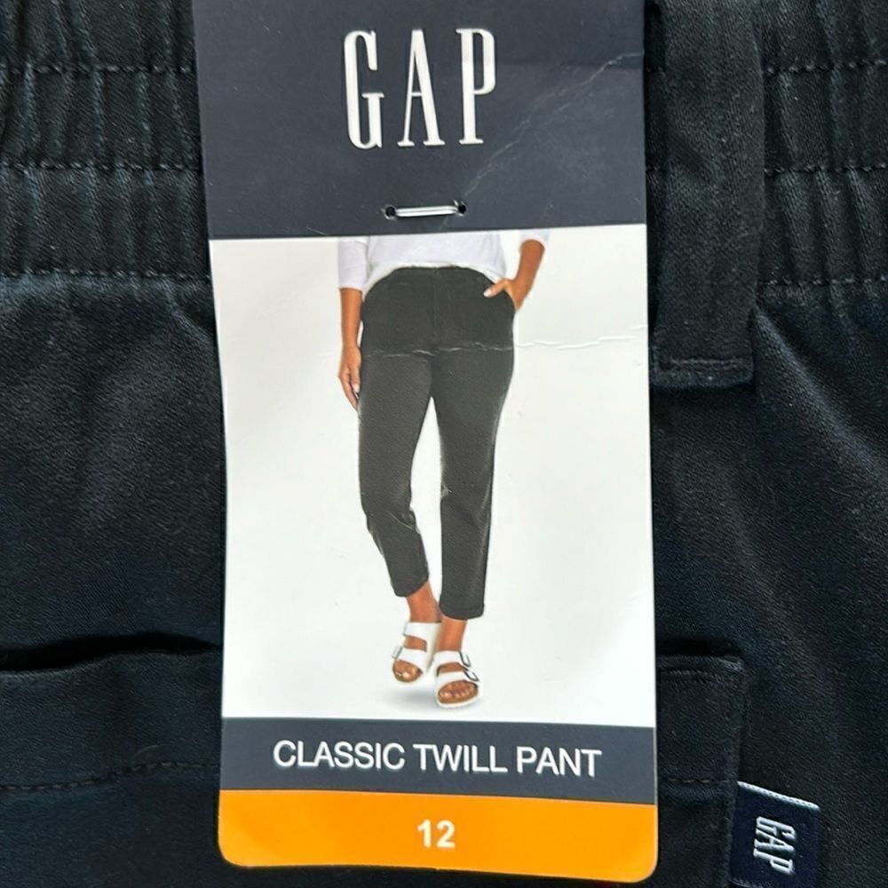 NEW Gap Black Classic Twill Pants